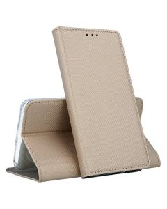 Forcell Smart Book Case με Δυνατότητα Stand Θήκη Πορτοφόλι Gold (Huawei Y9 2019)