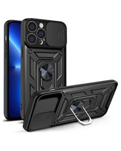Camshield Pro Hard Case Σκληρή Θήκη με Κάλυμμα Κάμερας - Black (iPhone 13 Pro)