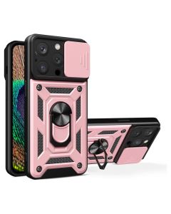 Camshield Pro Hard Case Σκληρή Θήκη με Κάλυμμα Κάμερας - Pink (iPhone 14 Pro)