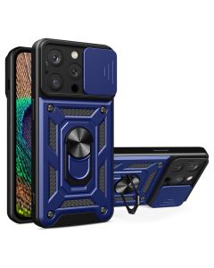 Camshield Pro Hard Case Σκληρή Θήκη με Κάλυμμα Κάμερας - Blue (iPhone 14 Pro Max)