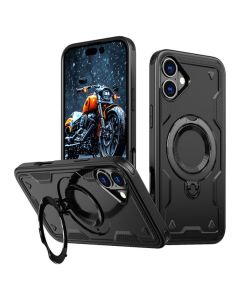 Hybrid Armor Trendy MagSafe Case Θήκη Συμβατή με MagSafe Black (iPhone 16 Plus)