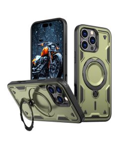 Hybrid Armor Trendy MagSafe Case Θήκη Συμβατή με MagSafe Green (iPhone 16 Pro)