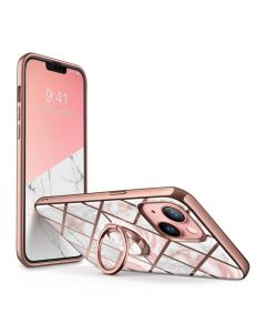 i-Blason Cosmo Snap Case Θήκη με Ring Holder - Marble Pink (iPhone 13)