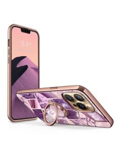 i-Blason Cosmo Snap Case Θήκη με Ring Holder - Marble Purple (iPhone 13 Pro)