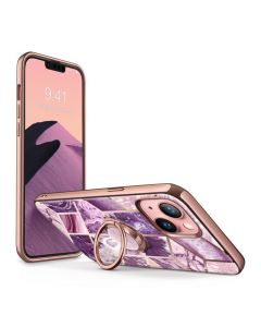 i-Blason Cosmo Snap Case Θήκη με Ring Holder - Marble Purple (iPhone 13)