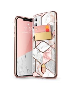 i-Blason Cosmo Card Wallet Slim Case Θήκη με Card Slot - Marble (iPhone 11)
