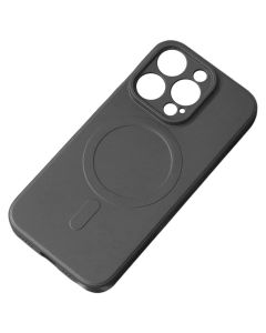Silicone Mag Cover Case Θήκη Σιλικόνης Συμβατή με MagSafe - Black (iPhone 14 Plus)