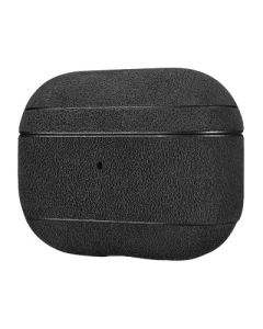 iCarer Alcantara Leather AirPods Pro Case Θήκη για Apple Airpods Pro - Black