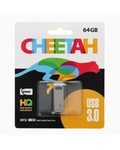Imro Cheetah USB 3.0 Flash Drive Memory Stick 64GB Silver
