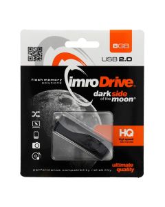 Imro Dark Side Moon USB 2.0 Flash Drive Memory Stick 8GB Black