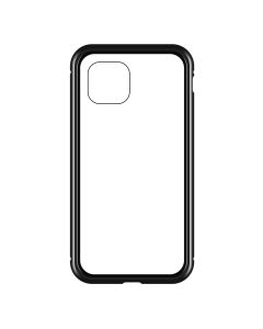 Wozinsky Magneto Full Glass Case - Μαγνητική Θήκη Clear / Black (iPhone 11)
