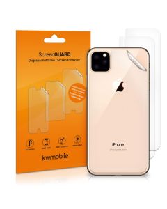 KWmobile Set of 3 Back Cover Protective Films (49790.5) Μεμβράνη Πίσω Όψεως (iPhone 11)