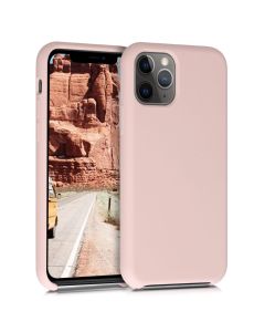 KWmobile Flexible Rubber Case Θήκη Σιλικόνης (49726.10) Dusty Pink (iPhone 11 Pro)