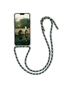 KWmobile Crossbody Silicone Case with Neck Cord Lanyard Strap (49741.04) Διάφανη (iPhone 11 Pro Max)