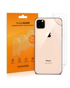 KWmobile Set of 3 Back Cover Protective Films (49791.5) Μεμβράνη Πίσω Όψεως (iPhone 11 Pro Max)