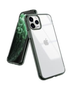 Ringke Fusion Σκληρή Θήκη με TPU Bumper Pine Green (iPhone 11 Pro)
