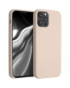 KWmobile Flexible Rubber Case Θήκη Σιλικόνης (52641.154) Mother of Pearl (iPhone 12 / 12 Pro)