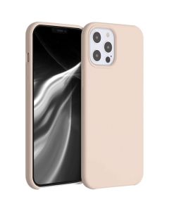KWmobile Flexible Rubber Case Θήκη Σιλικόνης (52644.154) Mother of Pearl (iPhone 12 Pro Max)