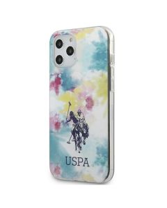 US Polo Assn. Case (USHCP12LPCUSML) Multicolor Tie & Dye Collection (iPhone 12 Pro Max)