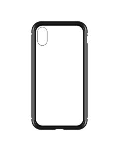 Wozinsky Magneto Full Glass Case - Μαγνητική Θήκη Clear / Black (iPhone 12 Pro Max)