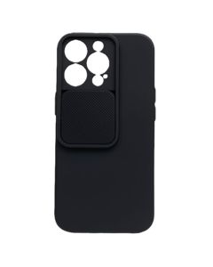 TPU Cover with Camshield Θήκη με Κάλυμμα Κάμερας - Black (iPhone 13 Pro)