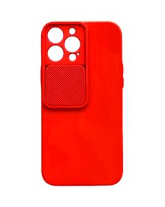 TPU Cover with Camshield Θήκη με Κάλυμμα Κάμερας - Red (iPhone 13 Pro Max)
