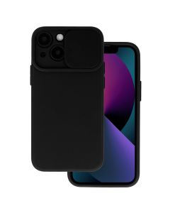 TPU Cover with Camshield Θήκη με Κάλυμμα Κάμερας - Black (iPhone 14 Plus)