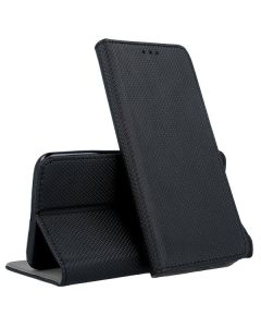 Forcell Smart Book Case με Δυνατότητα Stand Θήκη Πορτοφόλι Black (iPhone 5 / 5s / SE) - MT31398