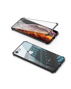 Magneto Frameless Case - Μαγνητική Θήκη Clear / Black (iPhone 7 / 8 / SE 2020 / 2022)