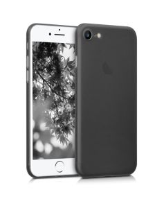 KWmobile Ultra Slim Soft Plastic Case (40839.01) Ημιδιάφανο / Μαύρο (iPhone 7 / 8 / SE 2020 / 2022)