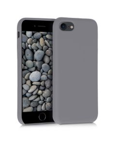 KWmobile Flexible Rubber Case Θήκη Σιλικόνης (40225.155) Titanium Grey (iPhone 7 / 8 / SE 2020 / 2022)