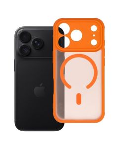 Full Matte Mag Cover MagSafe Hybrid Case Orange (iPhone 17 Pro / 18 Pro) - MT84494