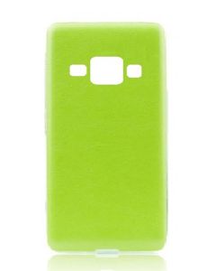 Forcell Leather Pattern Jelly Case Green (Samsung Galaxy J1)