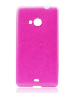 Leather Pattern Jelly Case Pink (LG G4c / LG Magna)