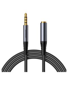 Joyroom SY-A09 Stereo Audio 3.5mm Jack Male to Female Cable Καλώδιο 1.2m Black