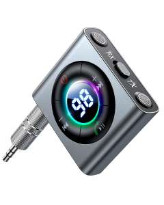 Joyroom JR-CB2 Bluetooth AUX FM Transmitter / Receiver Πομπός - Δέκτης Αυτοκινήτου - Black