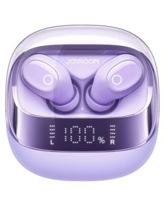 Joyroom Jdots JR-DB2 TWS Bluetooth Waterproof IP54 Earbuds with Charging Box - Purple