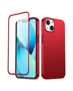 Joyroom JR-BP927 360 Full Case & Tempered Glass Red (iPhone 13)