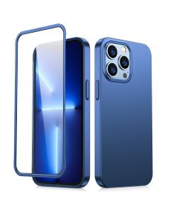 Joyroom JR-BP928 360 Full Case & Tempered Glass Blue (iPhone 13 Pro Max)