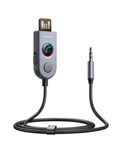 Joyroom JR-CB6 Bluetooth AUX Wireless Receiver Δέκτης Αυτοκινήτου - Gray