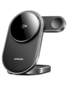 Joyroom JR-W17 Qi 3-in-1 Wireless Inductive Charger Φορτιστής iPhone / Apple Watch / Airpods - Black