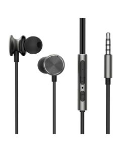 Joyroom JR-EW03 Wired In-Ear Ακουστικά 3.5mm Mini Jack με Μικρόφωνο - Dark Gray