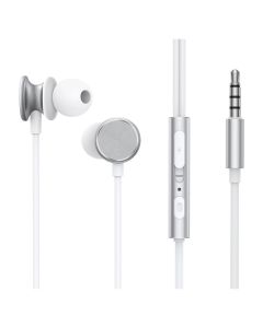 Joyroom JR-EW03 Wired In-Ear Ακουστικά 3.5mm Mini Jack με Μικρόφωνο - Silver