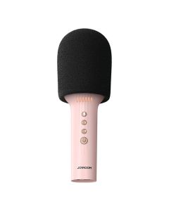 Joyroom JR-MC5 Microphone with Bluetooth Speaker 1200mAh Ασύρματο Μικρόφωνο Karaoke - Pink