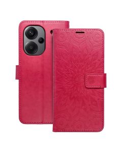 Forcell MEZZO Smart Book Case με Δυνατότητα Stand Θήκη Πορτοφόλι Magenta Mandala (Xiaomi Redmi Note 13 Pro Plus 5G) - MT74465