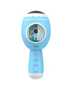 Karaoke Bluetooth Wireless Microphone DS109 Ασύρματο Μικρόφωνο Karaoke - Blue