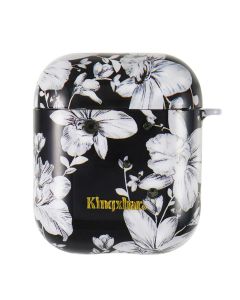 Kingxbar Silicone Protective Case Θήκη με Swarovski Crystals για τα Apple AirPods - Lily