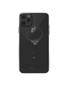Kingxbar Wish Thin Case Θήκη με Swarovski Crystals Clear / Black (iPhone 11 Pro)