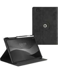 KWmobile 360 Flip PU Leather Case Stand (60308.01) Black (Samsung Galaxy Tab S6 Lite 10.4 2020 / 2022)