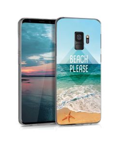 KWmobile Θήκη Σιλικόνης Slim Fit Silicone Case (44196.09) Beach Please (Samsung Galaxy S9)